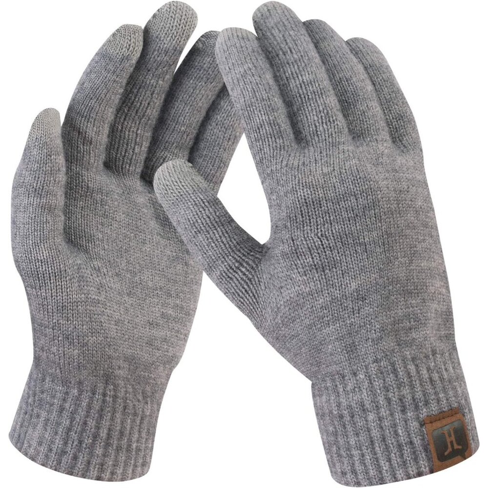 Women's Winter Touchscreen Wool Magic Gloves Warm Knit Fleece Lined for Women